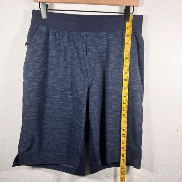 Lululemon T.H.E Short Linerless 11" Heather Allover Iron Blue True Navy | Medium - Picture 10 of 10